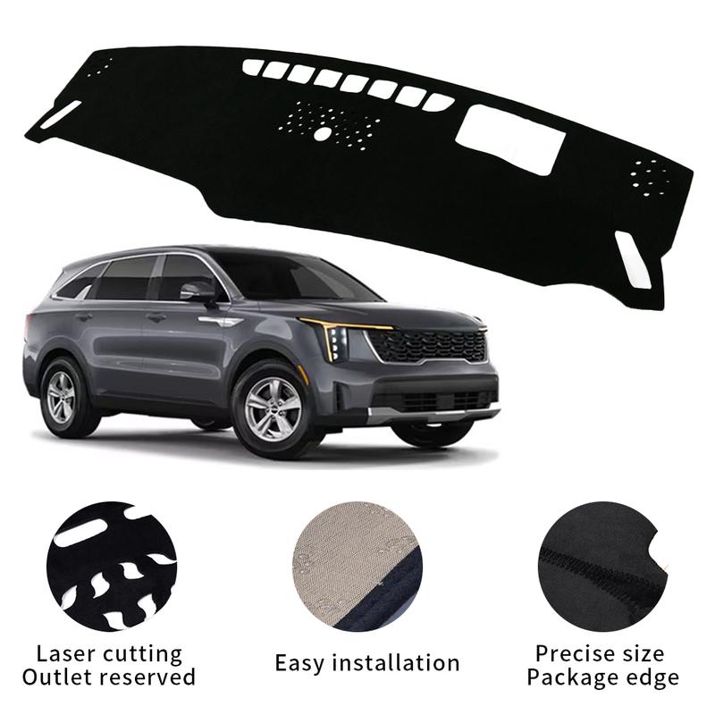 for Kia Sorento 2024 2025 2026 Car Dashboard Mat Accessories Sunshade Protective Carpet Dash Pad Dashmat