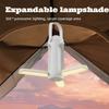 New Folding Outdoor Camping Lamp, Large-capacity Lighting, Portable USB Rechargeable Hanging Tent Camping Lamp