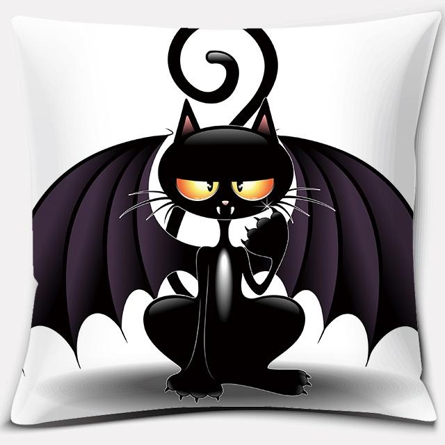 Cartoon Cute Cat Animal Series Printed Pillowcase Decoration Accessories for Holiday Party Living Room Bedroom Home Decor