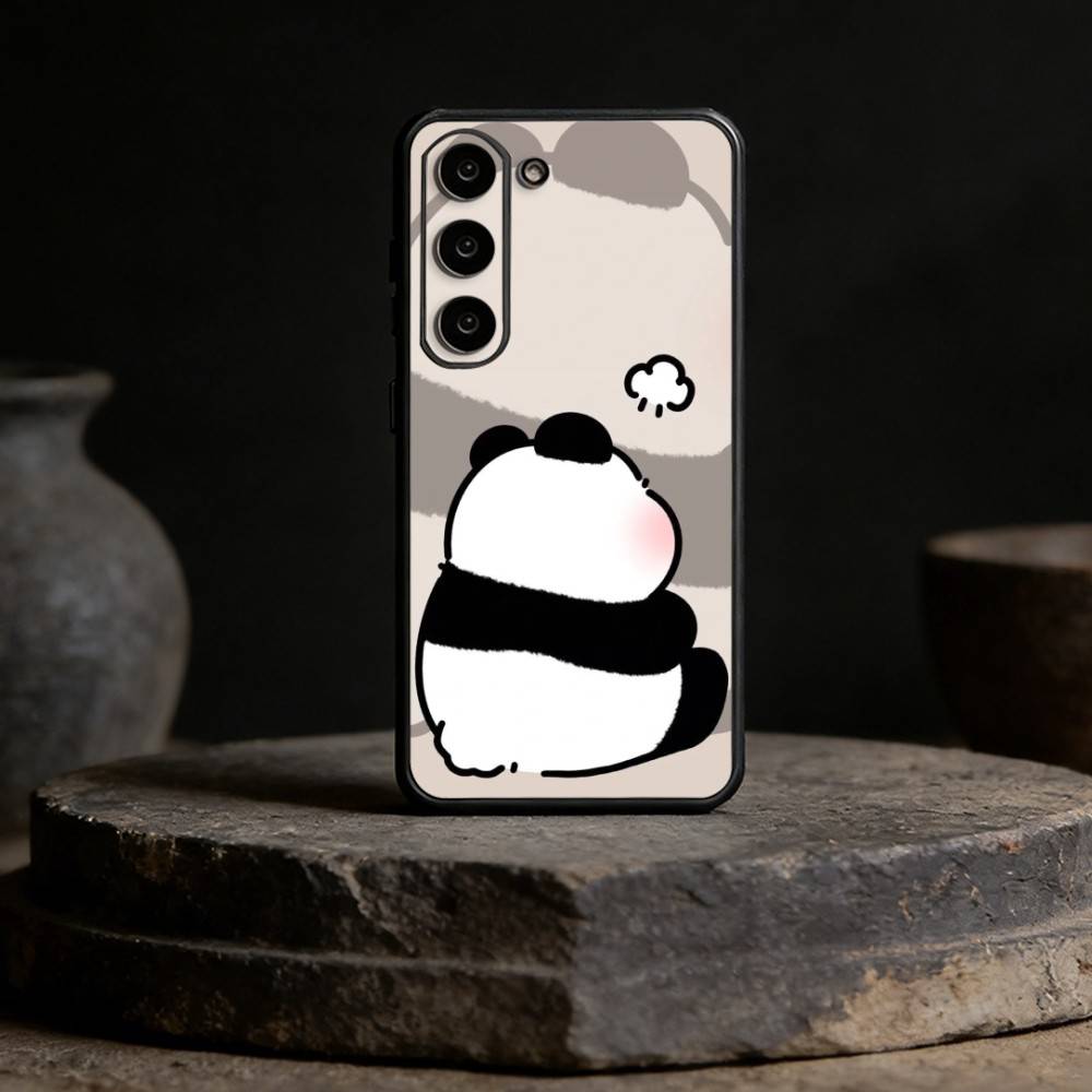 

Funny P-Pandas Phone Case For Samsung Galaxy A91,80,73,72 ,71,53,52,32 ,31,22,21s,20,Soft Black Case Samsung a71 5g