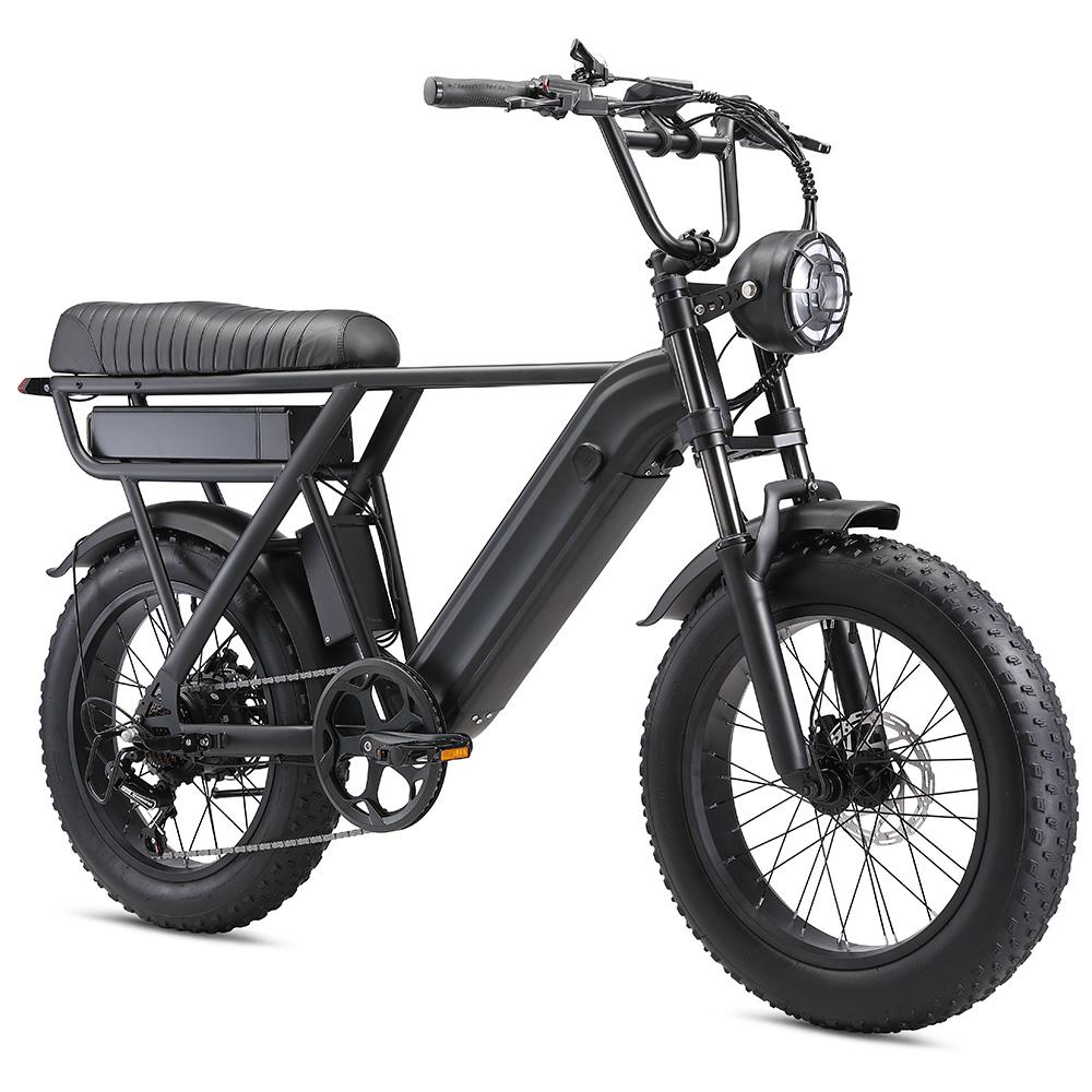 YANGOR Y20 Pro Geländetaugliches Elektrofahrrad mit Doppelakku 15Ah+20Ah schwarz