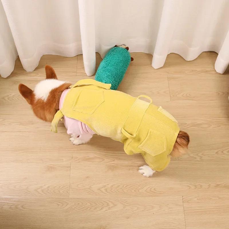 Pembroke Welsh Corgi Dog Clothes Jumpsuit Overalls Romper Autumn Spring Winter Pet Outfit Dog Clothing Dropship Pet Product S