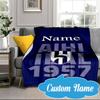 Custom Name Al FC Crest Blanket bed sofa Blanket Flannel Blanket for Camping, Hiking, Picnic Essentials,gift for Fan family