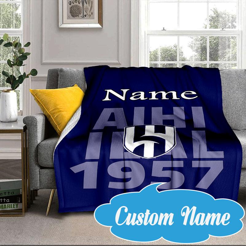 Custom Name Al FC Crest Blanket bed sofa Blanket Flannel Blanket for Camping, Hiking, Picnic Essentials,gift for Fan family
