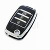 For Kia K5 Optima Sorento Forte Stinger Rio 3 K2 Ceed Cerato K3 Sportage 4 Picanto 3/4 Buttons Car Key Case Keyless Chains