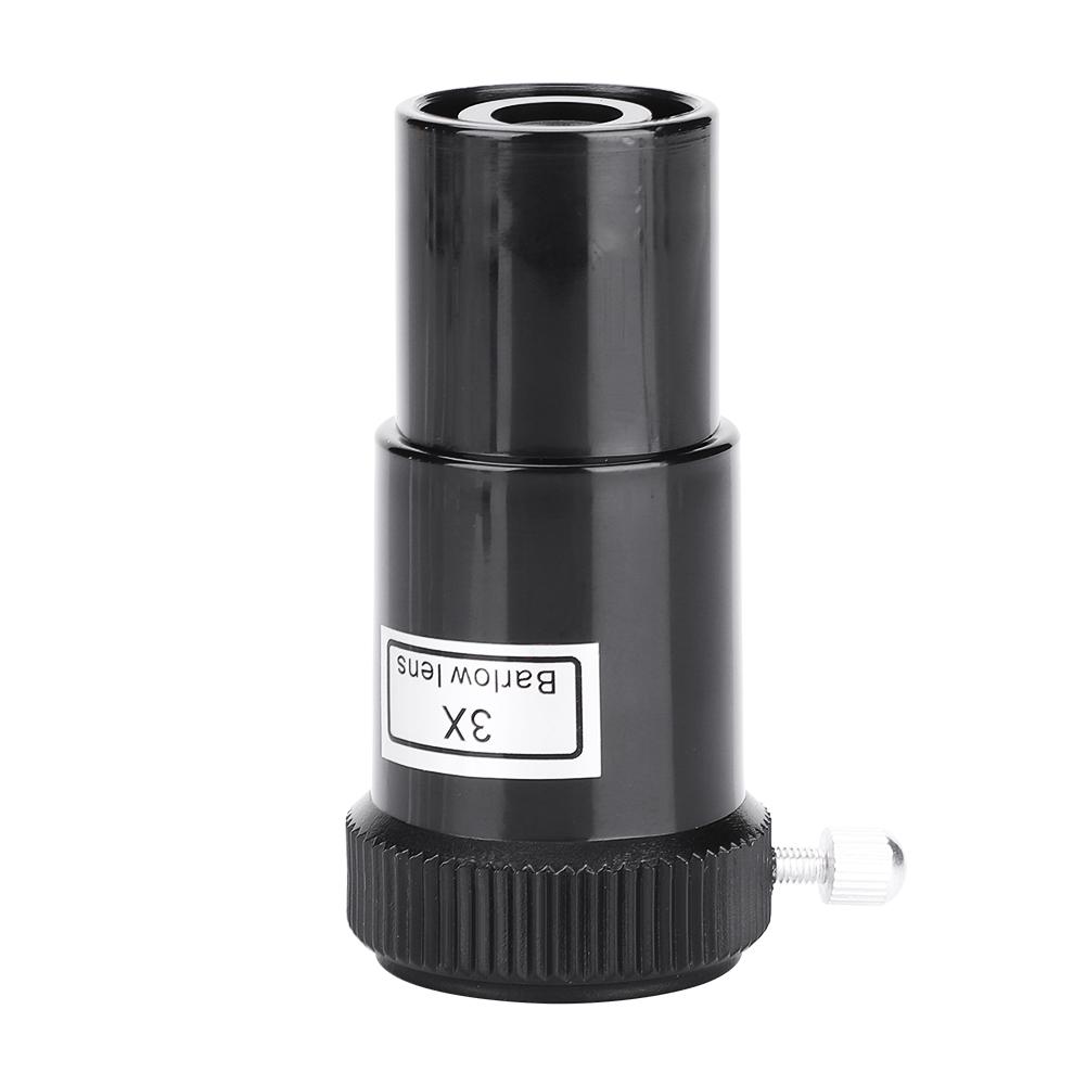 0,96 palce 24,5 mm 3X Barlow čočka Plast pro okuláry astronomického teleskopu