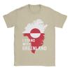 Herren I Stand with Greenland Unterstütze die Grönländer T-Shirts Baumwollkleidung Vintage Kurzarm-T-Shirt Übergröße T-Shirt