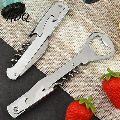 Travel Accessories for Camping 3-in-1 Wine And Beer Corkscrew Bottle Opener Compact Manual Personalized Gifts Men Opener Tool Multifunctional
