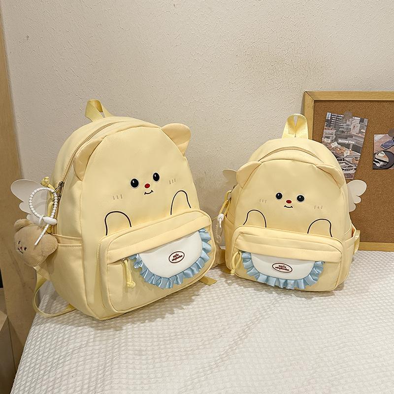 Cute Cartoon New Puppy Bag Spring Outing Japanese Bag Backpack Mini Backpack for College Students.