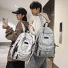 Schulrucksack neu Mittel- und Oberstufenschüler Schulrucksack Damen Batik Große Kapazität Lässiger Rucksack Einfach und Modisch Personalisierte Paare