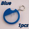 1pcs 25ml Round Card Plastic Perfume Bottle With Silicone Protective Cover Hook Travel Dispenser Bottle Refillable Cosmetic Tool