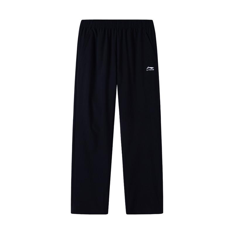 Li-Ning Summer Versatile Breathable Comfortable Casual Sports Suit Men Suits Black W871-1+W829-1