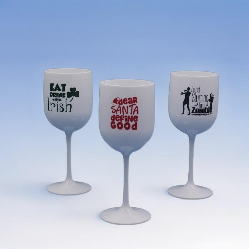 450ml Red Wine & Champagne Plastic Goblet