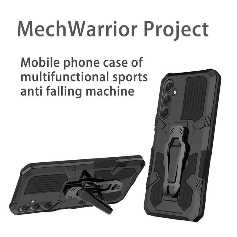 Armor Belt Clip Stand Case For Samsung Galaxy A16 A06 A55 A35 A25 A15 A05S A34 A54 5G Shockproof Protective Cover Fundas