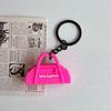 Eco Mini Gummi Pickleball Schläger Schlüsselanhänger - Sportrucksack Anhänger