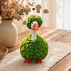 Plush Desk Goose Outfits, Handmade Crochet Goose Clothes and Hat, Porch Goose Statue Clothing, Goose Sculpture Costume for Desktop Decor