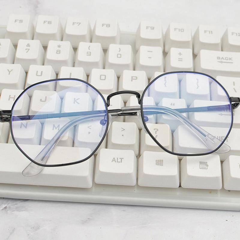 Glasses Ultralight Alloy Frame Plain Women Anti Blue Light Glasses Party Decorate Eyeglasses Fake Glasses Mountaineering Glasses