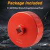 CNC 93Mm 15 Flutes Oil Filter Wrench Removal Tool To Change Oil Filter Compatible With Dodge Ram 2500 3500 6.7L 5.9L L6 Turbo Diesel With 05083285AA