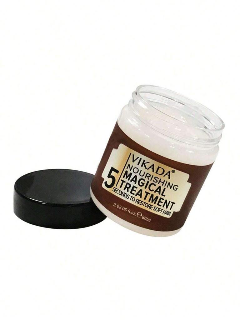 1/2pcs Hair Mask White Canned Flower Fragrance Deep Moisturizing And Smooth Hair Conditioner Poured