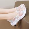 Summer Women Casual Nurse Plus Size Flats Loafers Soft Beach Walking Sports Shoes Lightweight Slip On