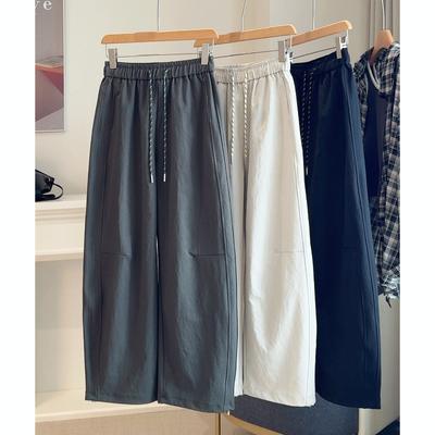 Elastischer Bund vielseitige lässige Ballon Harlan-Hosen Damen Frühling und Herbst hohe Taille dünn locker Säbelhosen Oma-Hosen