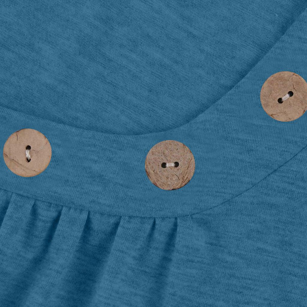 Summer Tops For Women Solid Color For Women O-Collar Short Sleeve Comfy Womens Tops Tshirtss