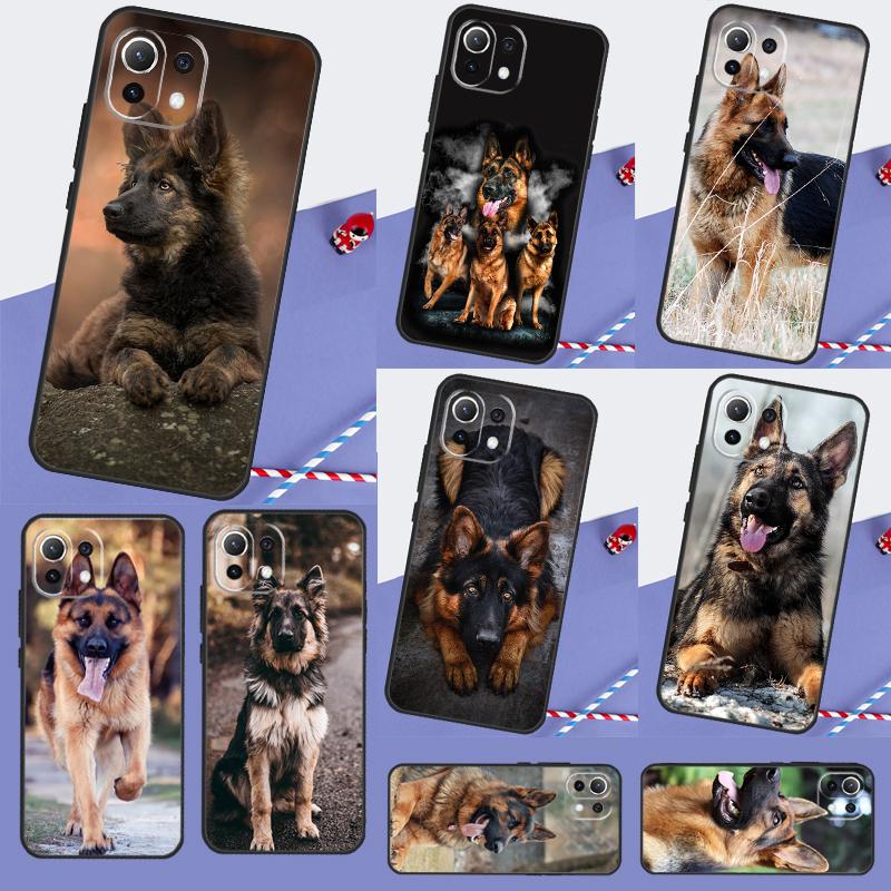 German Shepherd Dog Cover For Xiaomi 15 Ultra 13 14 11T 12T 13T 14T Pro POCO X6 X7 Pro X3 X5 F5 F6 M6 Pro Case
