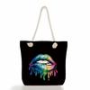 Leopard Print Print Thick Rope Single-shoulder Beach Bag 7276 CLE