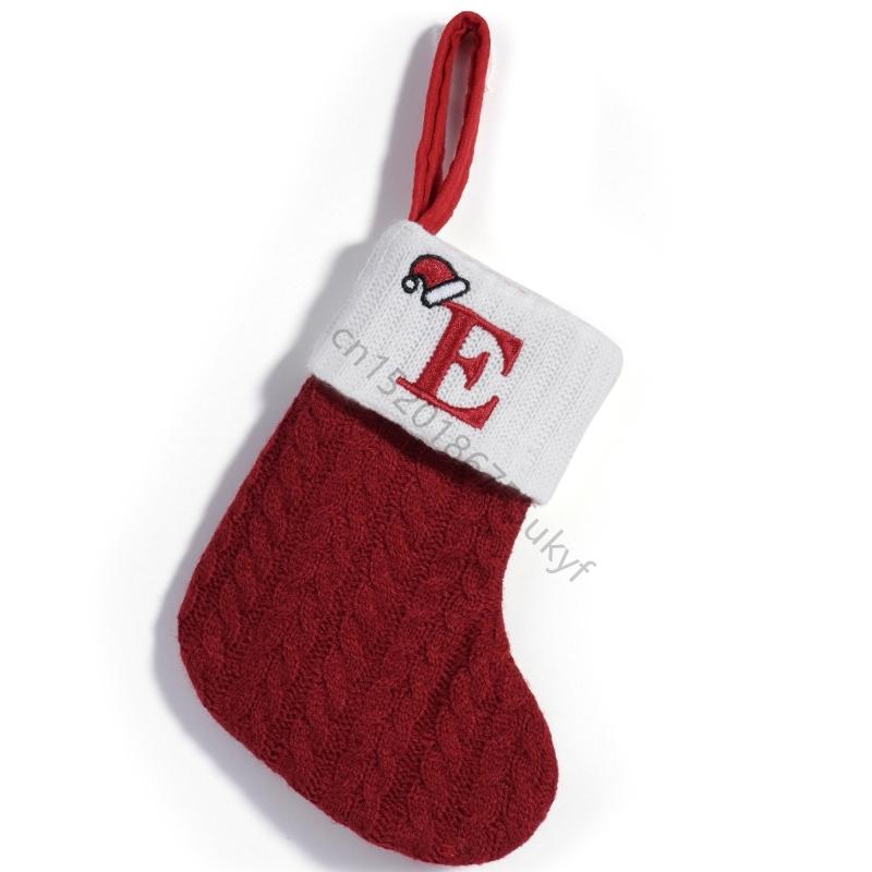 Christmas Letter Stocking Textile Decors For Fireplaces Door Display F1FB