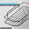 DUSCHFEIN Shower Shelf Corner Shower Shelf Without Drilling Stainless Steel Shelf Black