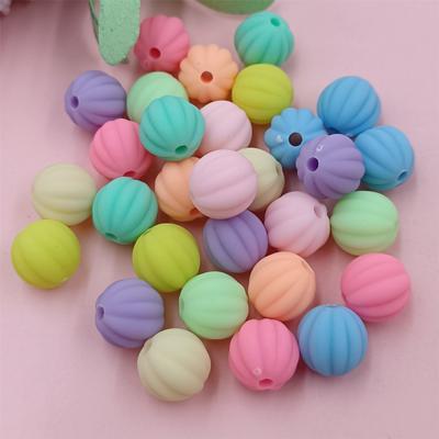 Contas Arcylic soltas de 12 mm DIY 30 peças pulseiras de abóbora joias colares artesanais presentes