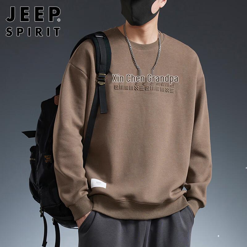 

JEEP SPIRIT Men s Long Sleeve Casual Sweatshirt XL