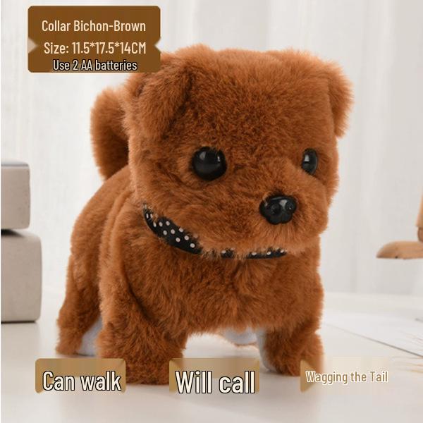 2025 Educational Plush Dog Toy: Walks & Barks for Children
