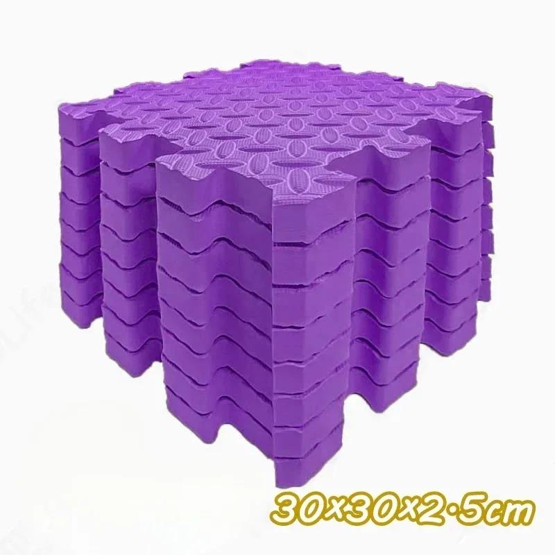 6Pcs 2.5cm Thickening Baby Interactive Game Carpet Anti-slip and Shockproof Living Room and Bedroom Mat Children's Room Carpet