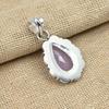 Pink Chalcedony Gemstone Handmade 925 Sterling Silver Charming Pendant Jewelry For Her