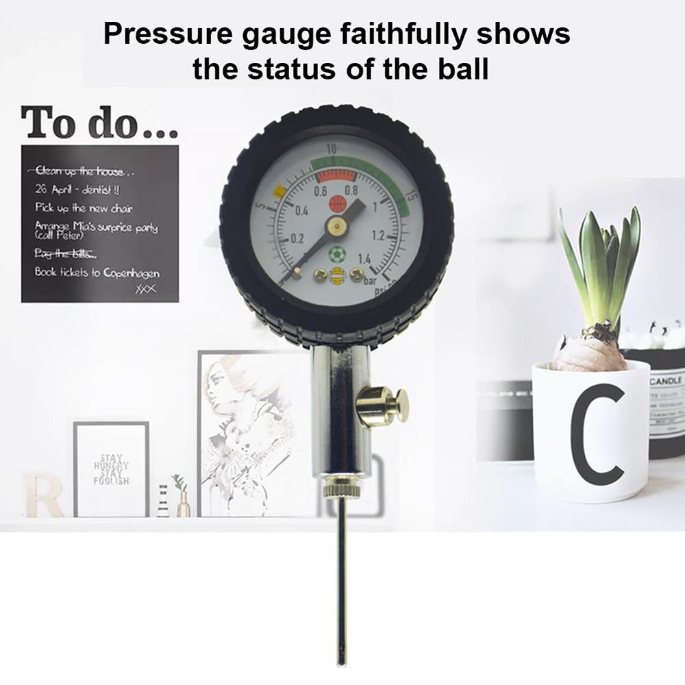 Mini Universal Pressure Gauge Accurate Air Pressure Gauge Basketball Pressure Measurement