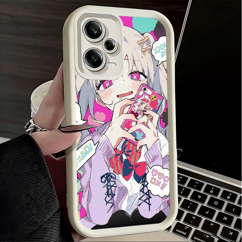 Phone Case for Xiaomi Redmi Note 15 14 13 Pro Plus Anime Kwaii Girl Ins Style Shell 12S 11 11S 11T 5G 14S Soft Silicone Funda