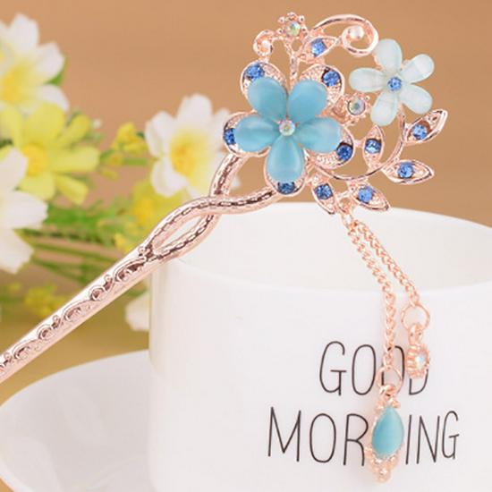 Women's 2026 Spring/Summer Chinese Tassel Alloy Hairpin - Qipao Hair Accessories