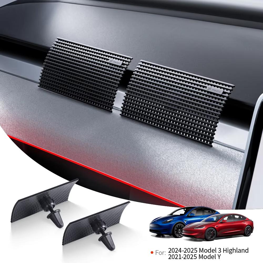 YZ For Tesla New Model 3 Y Highland Juniper 2025 Air Vent Outlet Anti-Direct Blowing Ac Vent Baffle Cover Conditioning Diverter