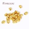 Brass Metal Beads Separators 18K Real Gold Plated Irregular Spacer Beads For Necklaces Making,DIY Jewelry Making Supplies