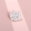 White Unique Cartoon Character Brooch With Custom Metal Badge For Stylish Accessories