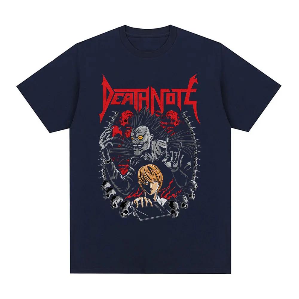 Anime Death Note Ryuk Yagami Light T Shirt Unisex Women Clothing Cotton Oversized Tshirt Fashion Vintage Short Sleeve Tshirts