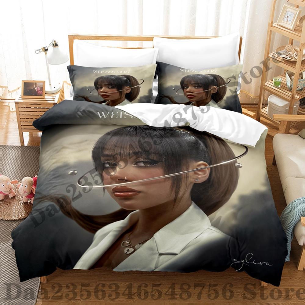 

Comforter Cute Ayliva Bedding Set Single Twin Full Queen King Size Bed Set Adult Kid Bedroom s 3D Print Anime Bed Comforter (quilt)-EU Single(135*200cm)3pcs