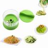 Handheld Spiralizer Vegetable Slicer, Adjustable Multifunctional Rotary Grater for Veggies, Fruits & Salads