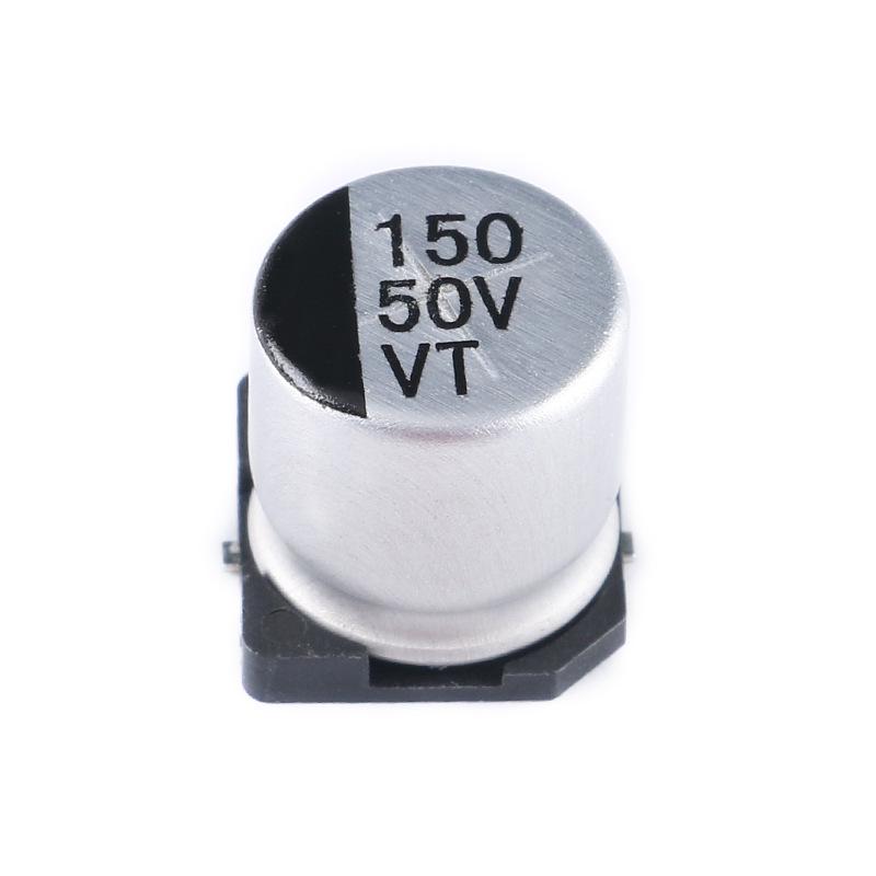 SMD Aluminum Electrolytic Capacitor 50V 150uF, Size 10x10.5mm
