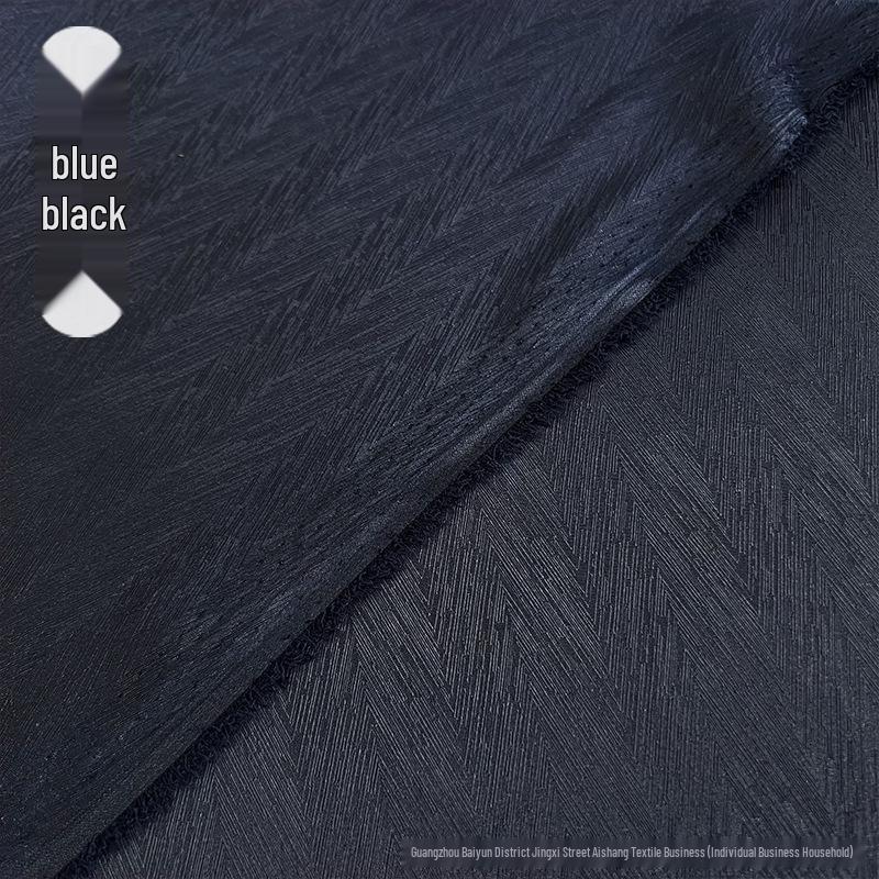 Herringbone Solid Color Twill Jacquard Fabric for Hanfu and Cheongsam Skirts