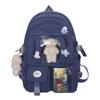 New Backpack for Women Korean Style Student Bag Primary and Secondary School School Bag Nylon Cloth Large Capacity Backpack