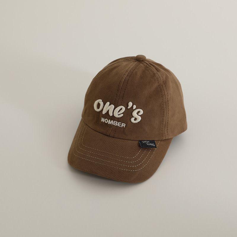 Bestickte Baseballkappe im koreanischen Stil - Eltern-Kind, Unisex, Sonnenschutz, Weiche Kappe für Frühling und Sommer