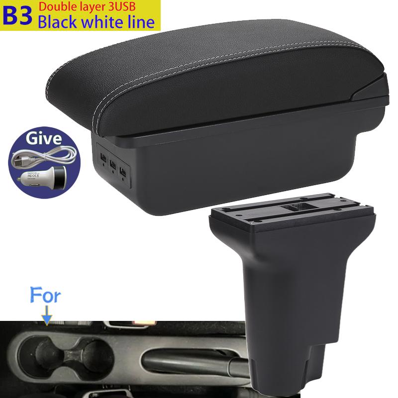 For Fiat 500 Armrest Box For Fiat CRONOS Car Armrest Auto Storage Box Dedicated Heighten Interior Details Retrofit Accessories