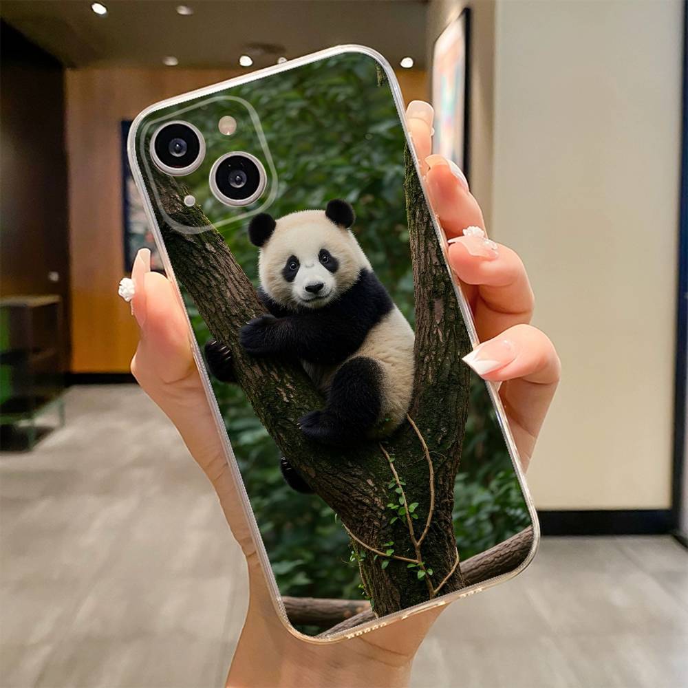 Fubao panda   Phone Case For iPhone 17 16e 16 15 14 13 12 11mini Pro Max X XR XSMAX 8 7 Air Plus Soft Cover
